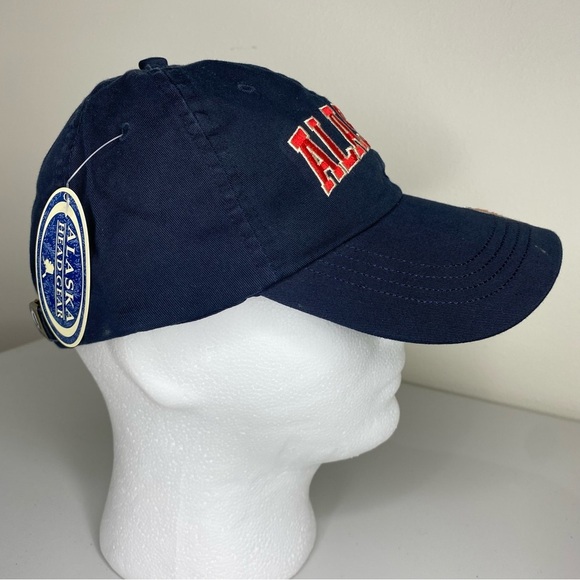 Alaska Logo Embroidered Hat made by Arctic Circle Enterprises, Anchorage Alaska - Picture 3 of 10